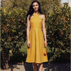 Ann Taylor Halter Midi Dress